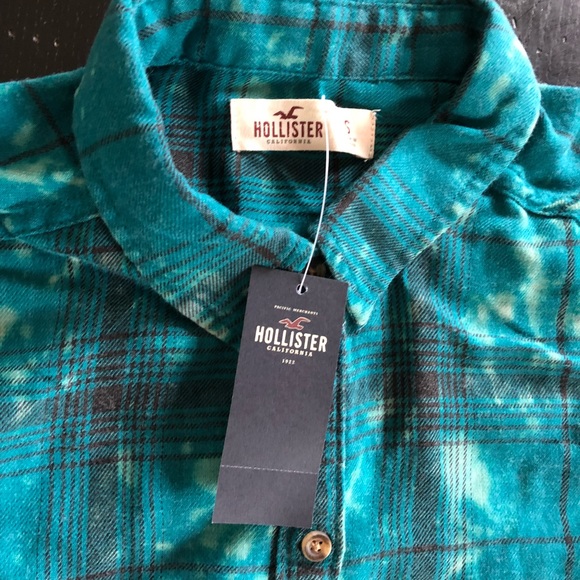 🔆HOLLISTER Flannel Button Top - Picture 4 of 7